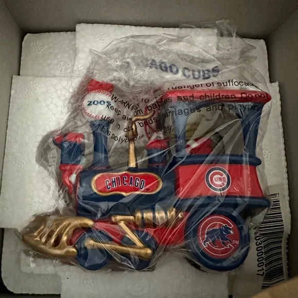 Danbury NWT Chicago Cubs Rocking Horse Ornaments